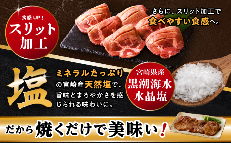 訳あり！！ちょっと厚切り牛タン！！6P（2.4kg） 牛肉 牛タン 牛たん タン スライス スリット加工 訳アリ わけあり 訳 不揃い たん 塩 2.4kg BBQ バーベキュー 焼肉 焼き肉 塩だれ 塩たん 味付き 厚切り 小分け_M179-021_05