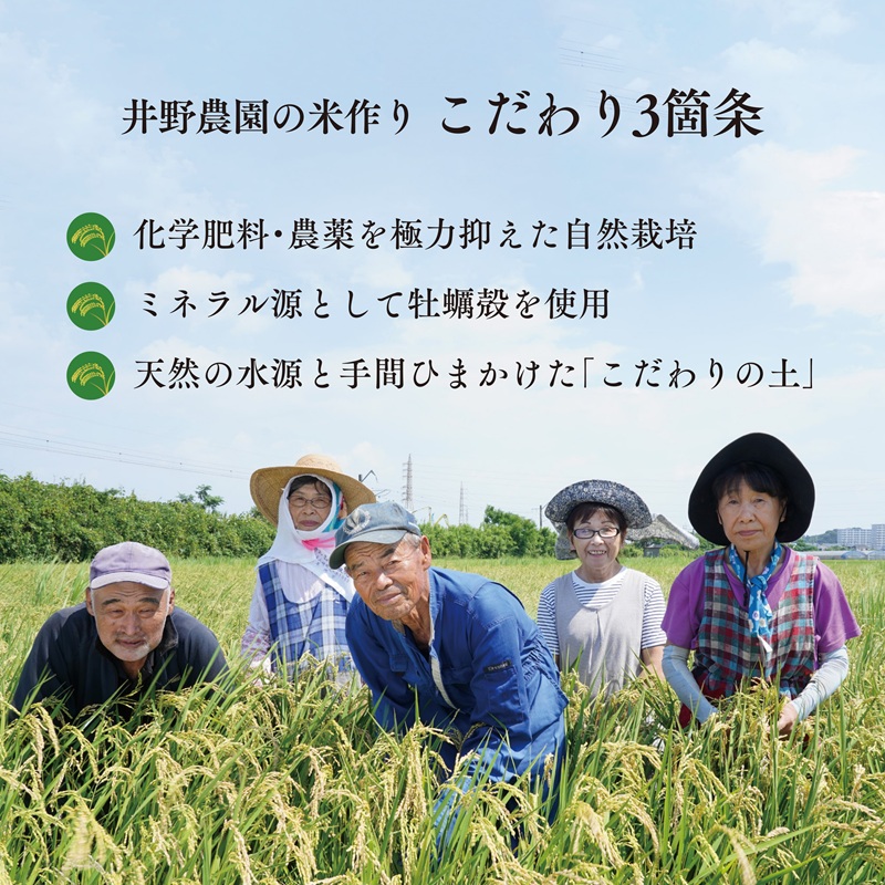 《令和8年度産 先行予約》【数量・期間限定】 井野農園のコシヒカリ お米 ご飯 ごはん おにぎり _M322-011
