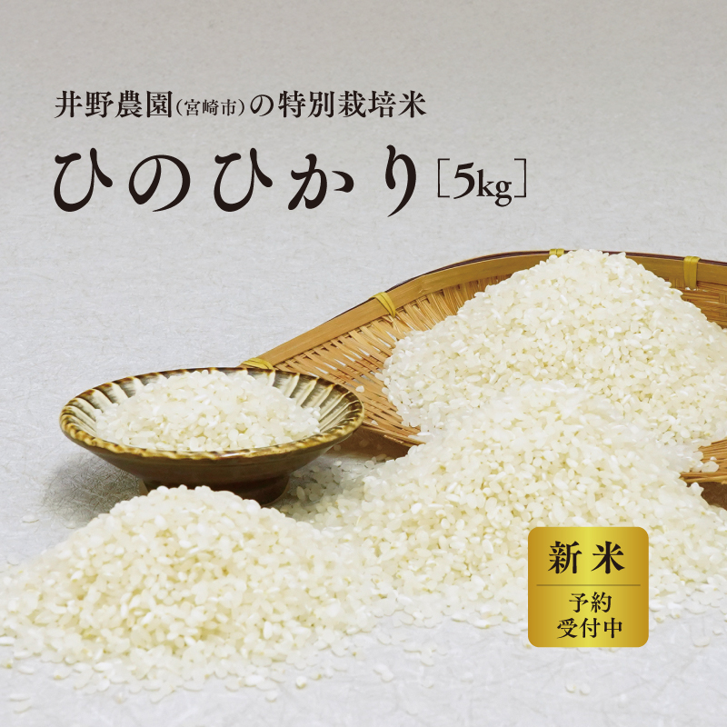 《令和8年度産 先行予約》【数量・期間限定】井野農園のひのひかり 米 ご飯 ごはん おにぎり 新米_M322-012