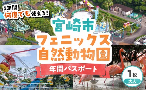 宮崎市フェニックス自然動物園年間パスポート（大人）_M353-004-02