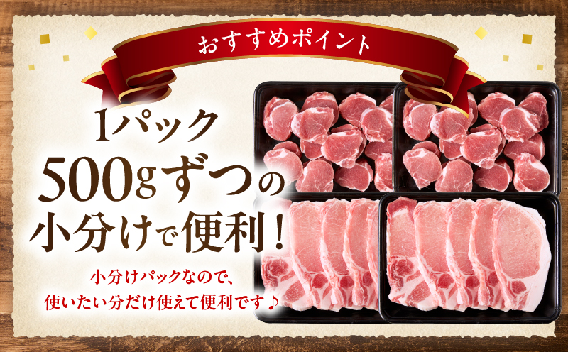 宮崎県産豚肉『とんかつ用』セット(ロース・ヒレ)合計2kg_M365-004