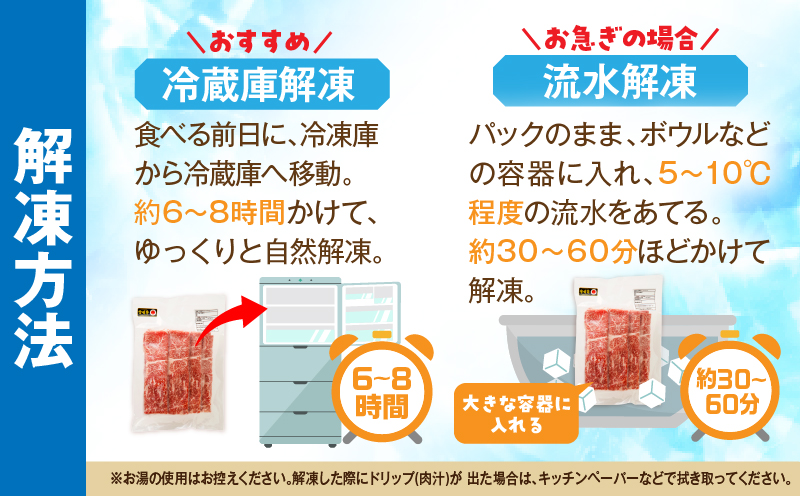 宮崎牛モモスライス 500g 赤身 すき焼き しゃぶしゃぶ_M389-002-02