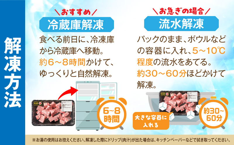 宮崎牛赤身サイコロステーキ 600g 和牛 ステーキ カット済_M389-011