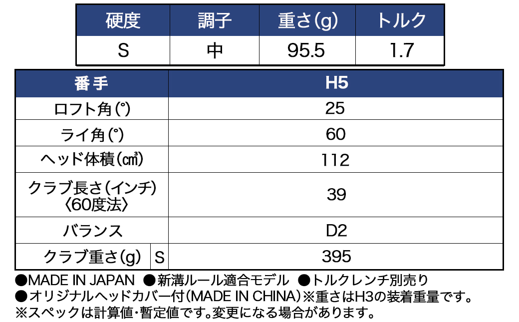 スリクソン ZXi ハイブリッド スチールシャフト 【S/H5】≪2024年モデル≫_DB-C709-H5S