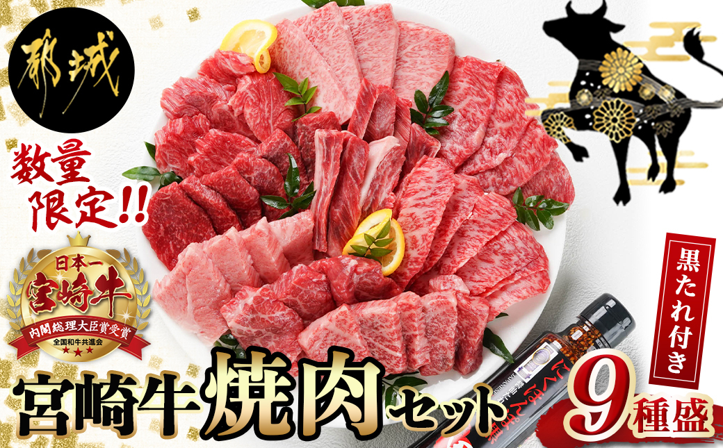 【数量限定】宮崎牛9種盛り焼肉セット_22-3101