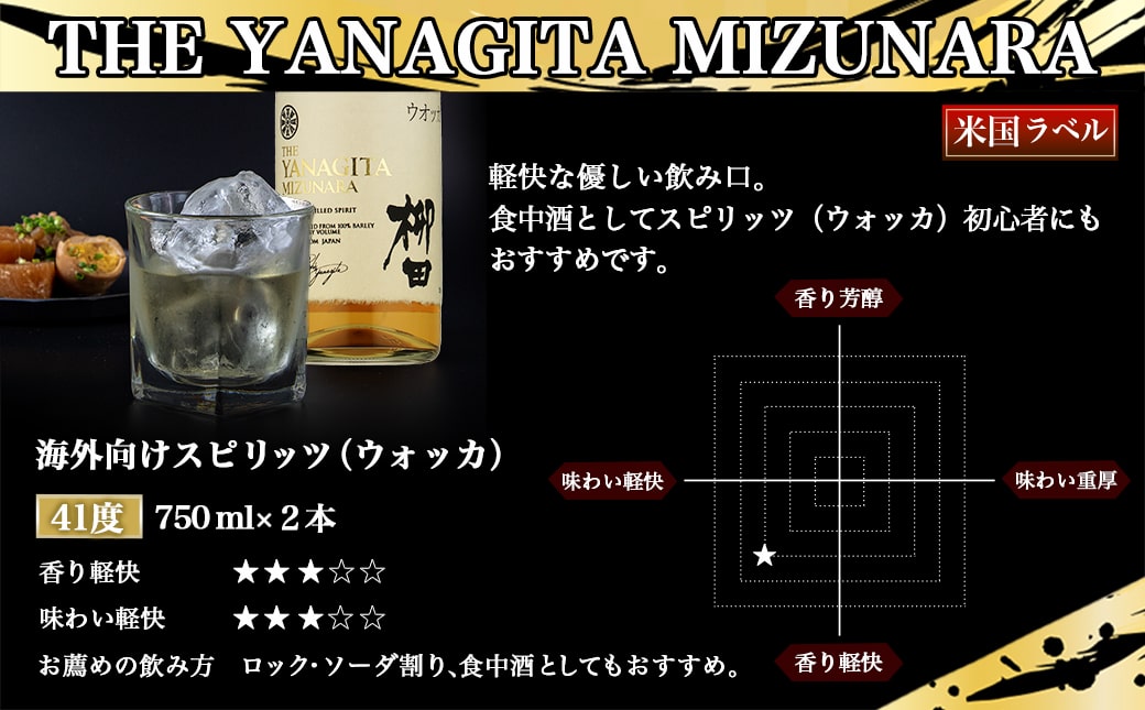 【柳田酒造】海外向けスピリッツ・国内限定焼酎 3銘柄飲み比べセット ≪みやこんじょ特急便≫_AE-0750