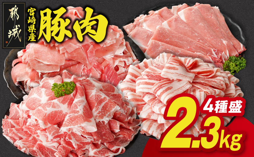 宮崎県産豚肉バラエティ2.3kgセット_MJ-N206