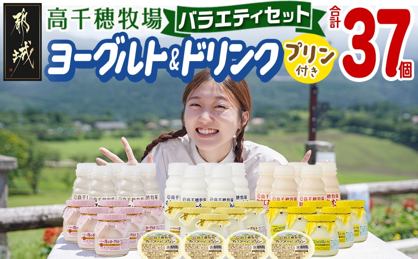 高千穂牧場ヨーグルト&ドリンクバラエティセット(プリン付き)《ご入金翌月の中旬〜下旬の水曜日頃出荷》_MJ-1616_(都城市) 乳製品 ヨーグルト 苺ヨーグルト 季節のヨーグルト のむヨーグルト カフェオレ 和紅茶オレ カスタードプリン セット ヨーグルト 7種 濃厚 和紅茶オレ 