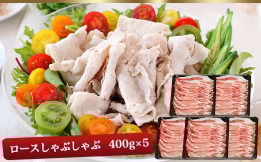 「前田さん家のスウィートポーク」ロース&バラしゃぶしゃぶ4kgセット_AC-8907_(都城市) 豚肉セット 豚ロースしゃぶしゃぶ 豚バラしゃぶしゃぶ 400g×5パック 計4キロ ブランドポーク 