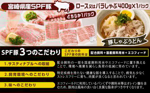 「宮崎SPF豚 」日替わりバラエティ3.2kgセット_16-K901_(都城市) 宮崎県産豚 小間切れ ロース 肩ローススライス バラ ステーキ 焼肉 しゃぶしゃぶ 真空