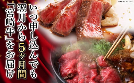 宮崎牛定期便(5ヶ月)_T60（5）-0102