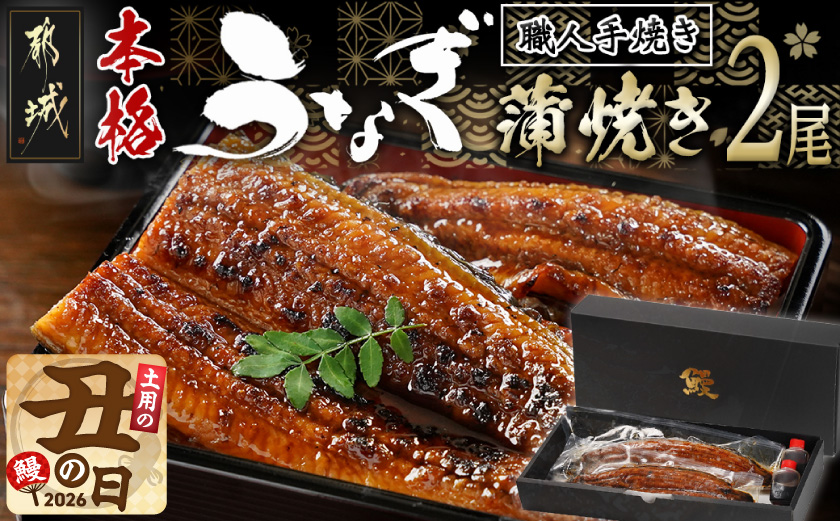 【丑の日】職人手焼きの本格うなぎ蒲焼き2尾≪7月20日～25日お届け≫_MJ-33-003-2-UG 