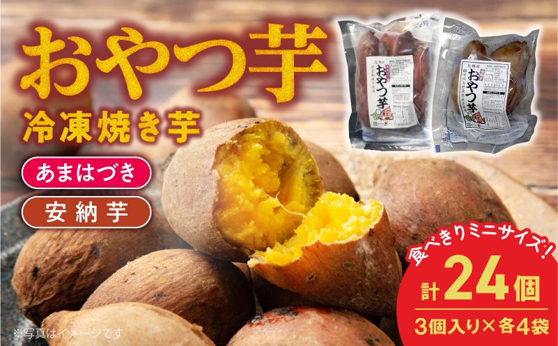 【先行予約】2026年10月より順次発送開始 おやつ芋あまはづき、安納芋 3個入り×各4袋 N0152-YA0515