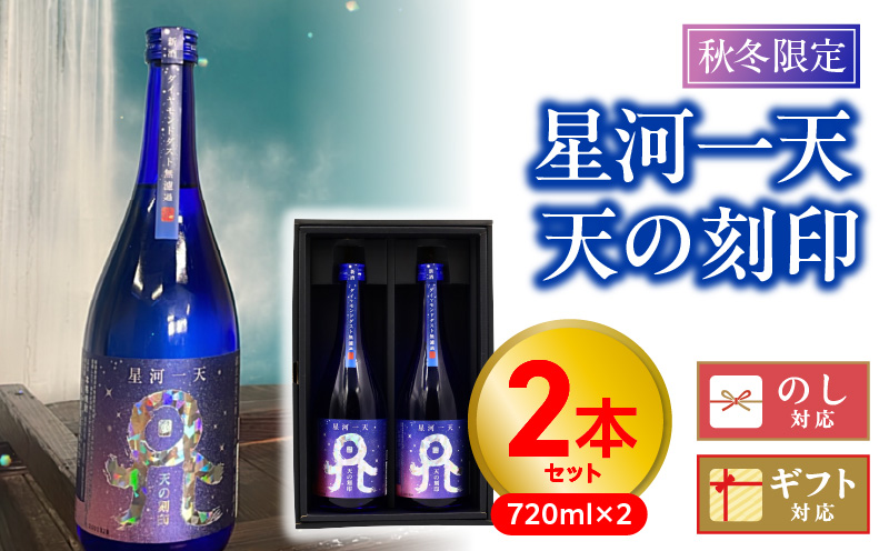 【秋冬限定】星河一天 天の刻印 720ml 2本セット N076-A4409