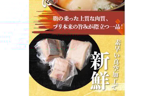 【大和海商】大和ブリの切り身 約600g N072-YA1103