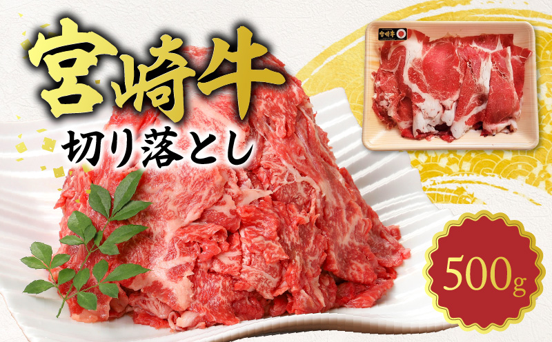 宮崎牛 切り落とし500g N0140-YA2294