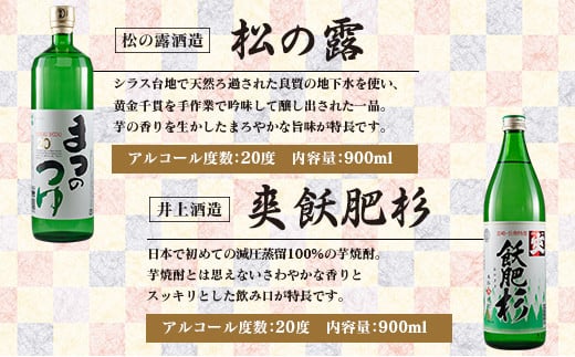 本格 芋焼酎 日南市 だれやみA セット 900ml 6本 お酒 アルコール 飲料 国産 飲み物 飲み比べ 呑み比べ 松の露酒造 井上酒造 京屋酒造 古澤醸造 櫻乃峰酒造 酒蔵王手門 晩酌 ご褒美 お祝い 記念日 地酒 お取り寄せ 詰め合わせ おすすめ 宮崎県 送料無料_CC19-22