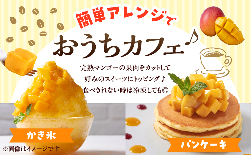 数量限定 宮崎県産 完熟マンゴー 2L×1玉 計350g以上 期間限定 フルーツ スイーツ 果物 くだもの 食品 グルメ デザート 国産 産地直送 人気 おすすめ おやつ 高級 ご褒美 贅沢 贈り物 ギフト プレゼント 令和8年発送分 宮崎県 日南市 送料無料_BA92-25