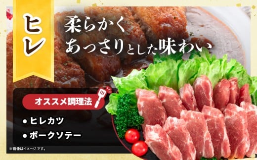 宮崎県産 豚肉ロースカツ用＆ヒレカツ用セット 合計1.3kg 国産 食品 2種 食べ比べ とんかつ トンテキ ポークステーキ 角煮 ソテー 豚丼 小分け おすすめ おかず お弁当 晩ご飯 手軽 便利 万能食材 ギフト 贈り物 冷凍 日南市 送料無料_BB156-25