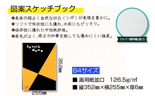 マルマン スケッチブック スケッチパッド B4サイズ 2種 セット 合計15冊 雑貨 文房具 メモ帳 国産 日用品 画用紙 ノート イラスト お絵かき帳 スクラップブッキング 自由帳 キャンバス デッサン 筆記用具 事務用品 議事録 おすすめ 宮崎県 日南市 送料無料_E54-25