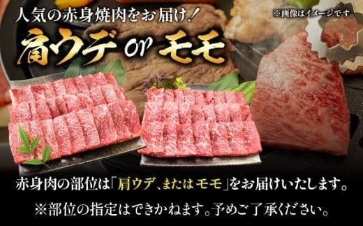 【6月配送】【畜産農家応援】数量限定 厳選 宮崎牛 赤身 焼肉 計1kg 牛肉 国産 焼き肉 BBQ 鉄板焼き バーベキュー 人気 黒毛和牛 肩ウデ モモ A4 A5 等級 ギフト 贈答 小分け 食品 ミヤチク 宮崎県 日南市 送料無料_CC80-25-06