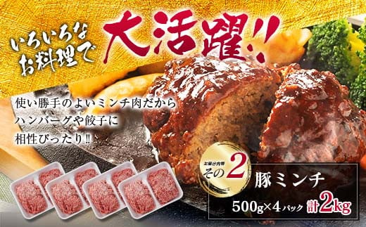 数量限定 豚肩ロース スライス 豚ミンチ セット 合計4kg 肉 豚肉 人気 おすすめ 国産 食品 しゃぶしゃぶ ハンバーグ 生姜焼き ミートソース グルメ おかず お弁当 おつまみ 晩ご飯 小分け 詰め合わせ おすそ分け お取り寄せ 宮崎県 日南市 送料無料_CD88-26