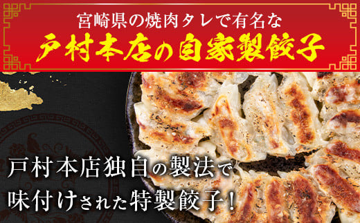 焼くだけ!!簡単調理 本格 肉 餃子 10個 × 10パック 計100個 小分け ぎょうざ ギョーザ 加工品 国産 惣菜 戸村本店 特製餃子 自家製餃子 人気 おすすめ おかず おつまみ お弁当 おすそ分け お土産 贈り物 ギフト 贈答 プレゼント 宮崎県 日南市 送料無料_BD105-25