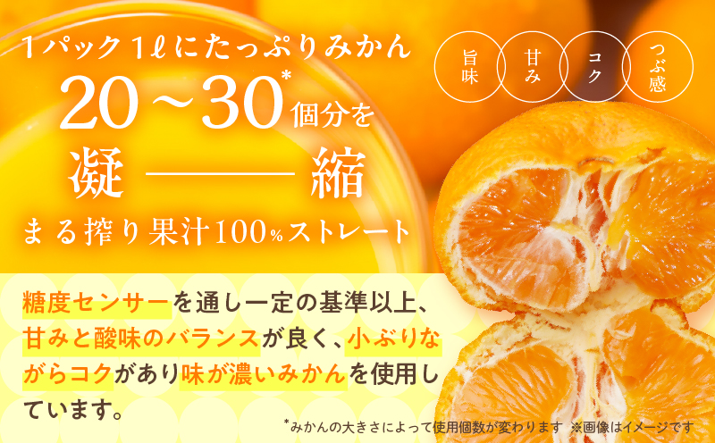 果汁 100％ まる搾り みかん ジュース 1000ml×3本 機能性表示食品 飲料 ソフトドリンク 果物 フルーツ 柑橘 ミカン シャーベット 国産 人気 おすすめ ギフト おすそ分け お土産 贈り物 プレゼント お取り寄せ 宮崎県 日南市 送料無料_BD62-22