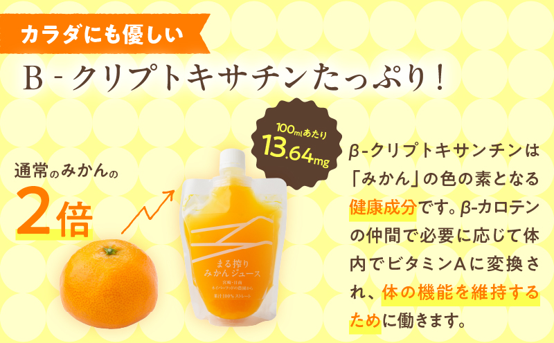 果汁 100％ まる搾り みかん ジュース 1000ml×3本 機能性表示食品 飲料 ソフトドリンク 果物 フルーツ 柑橘 ミカン シャーベット 国産 人気 おすすめ ギフト おすそ分け お土産 贈り物 プレゼント お取り寄せ 宮崎県 日南市 送料無料_BD62-22
