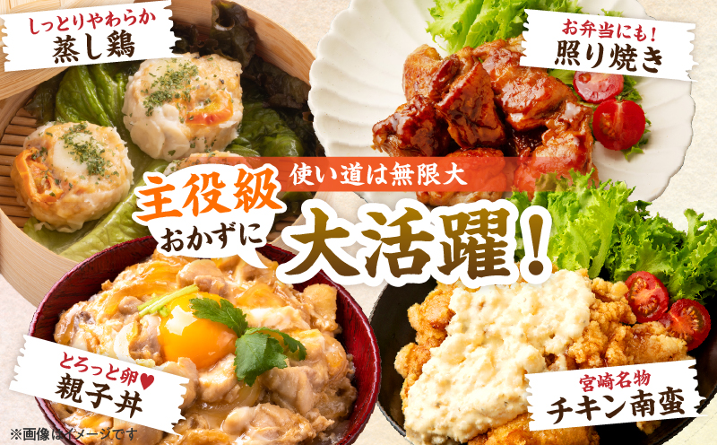 数量限定 宮崎県産 若鶏むね肉 切身 250g×6袋 計1.5kg 小分け 便利 冷凍 国産 真空パック カット済 簡単調理 サラダチキン 蒸し鶏 炒め物 高たんぱく 低カロリー おかず お弁当 おつまみ 低脂質 ヘルシー 人気 おすすめ グルメ 選べる 宮崎県 日南市 送料無料_ZZV3-26