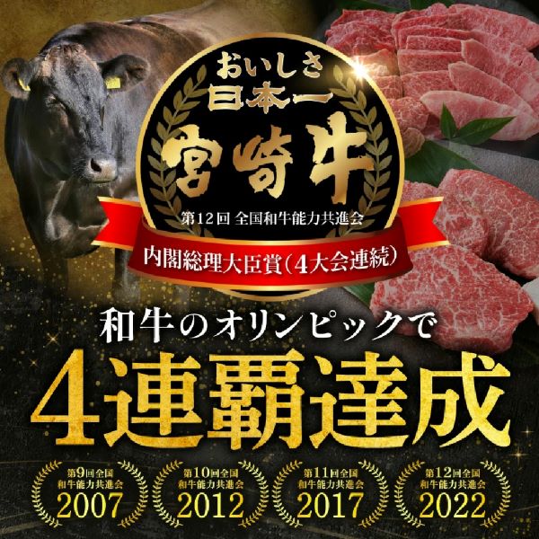 【A4等級以上】宮崎牛サーロインステーキ 200g×3枚 （宮崎牛 黒毛和牛 A4 A5 牛肉 霜降り サーロイン ロース ステーキ 内閣総理大臣賞4大会連続受賞）