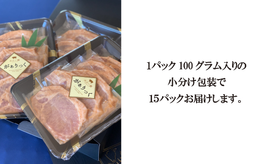 【精肉屋さん特製】宮崎県産ホエー豚特製味噌漬けセット 15枚（豚肉 豚 味噌 味噌漬け 小分け オリジナル 人気 おすすめ 惣菜 おかず）