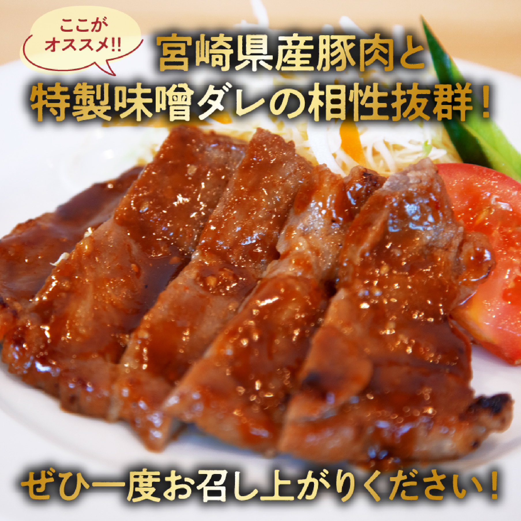 【旨味凝縮！】お肉屋さんの宮崎ポーク熟成味噌漬け 10枚 1.5kg（国産 肉 豚肉 国産豚 ロース ポーク 味噌漬け 小分け ステーキ 冷凍）