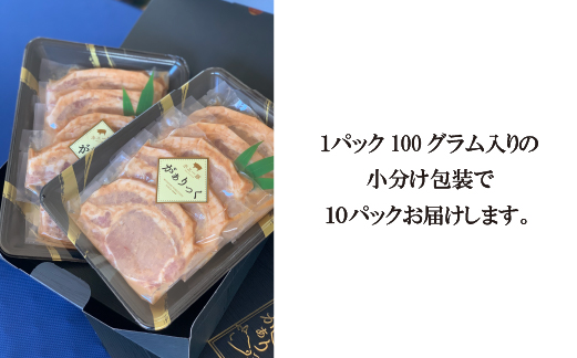 【精肉屋さん特製】宮崎県産ホエー豚特製味噌漬けセット 10枚（豚肉 豚 味噌 味噌漬け 小分け オリジナル 人気 おすすめ 惣菜 おかず）