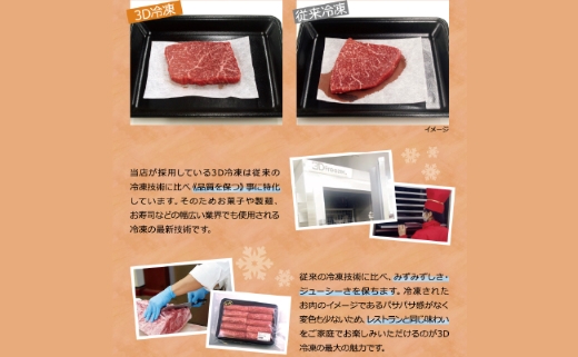 【人気鉄板焼き店厳選】】熟成宮崎牛A5等級ロース・A4等級赤身すき焼き食べ比べセット　オリジナルタレ付き（国産 牛肉 黒毛和牛 宮崎牛 焼肉 すき焼き スライス 赤身 霜降り 特製タレ付き）