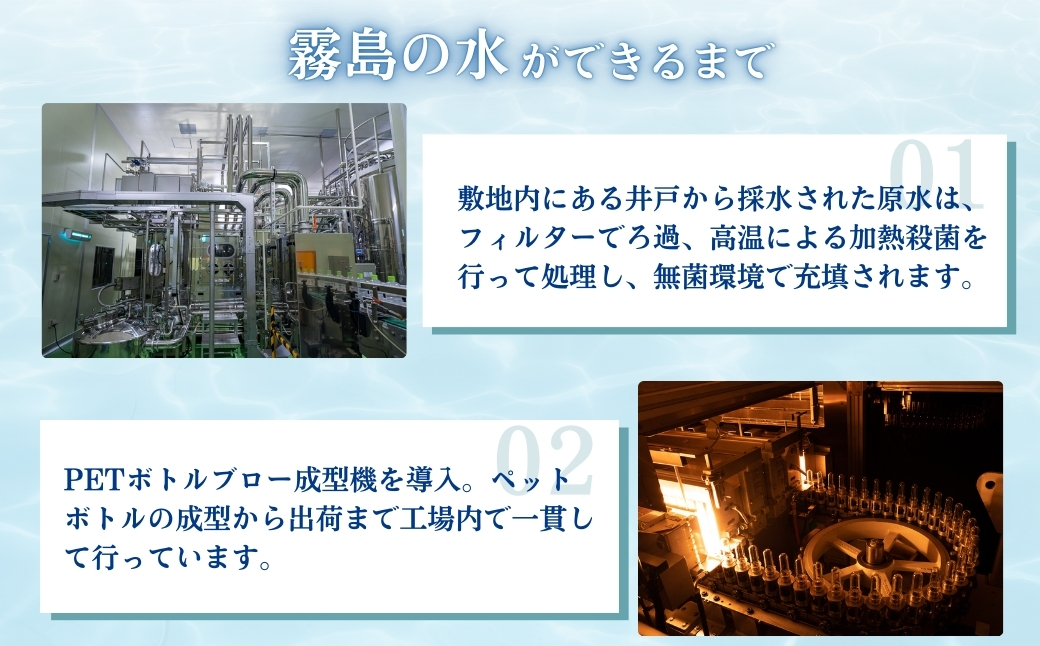 【定期便・霧島連山天然水 12か月コース】ミネラルたっぷり天然中硬水 細野の天然水 555ml×24本×12回（国産 ナチュラルウォーター ミネラルウォーター 天然水 水 中硬水 シリカ 美容 人気