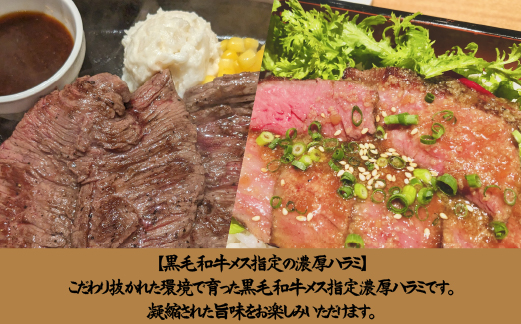 【自社農場和牛】メス指定黒毛和牛ハラミ　300g（国産 黒毛和牛 牛肉 ハラミ 焼肉 BBQ 冷凍 送料無料）