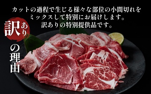 【毎月数量限定】訳あり A4等級上 宮崎牛 切り落とし 小間切れ 小分け6パック 計2.52kg（国産 肉 お肉 牛肉 宮崎県産 訳あり 生活応援 切り落とし 小分け 内閣総理大臣賞）