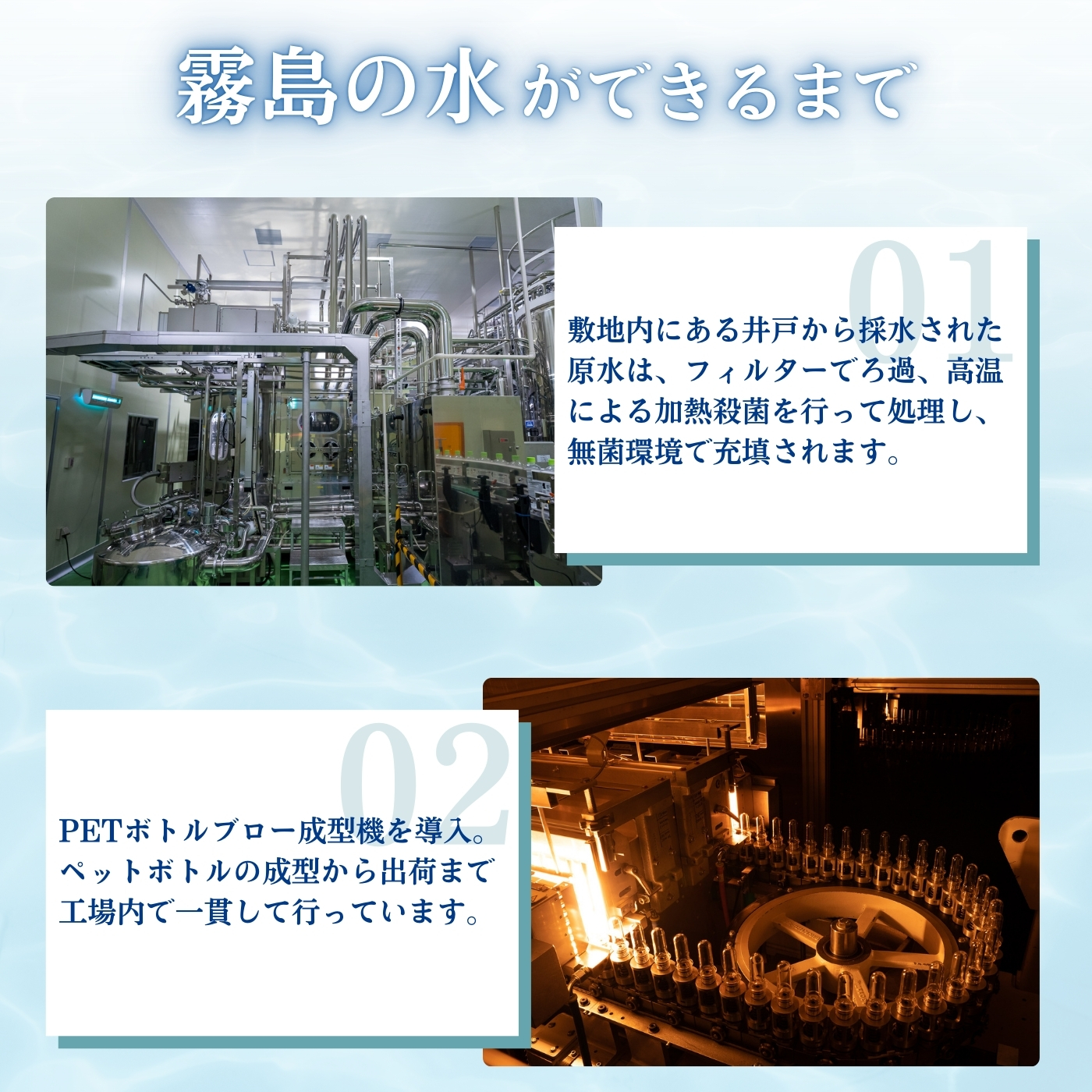 【ミネラルたっぷり天然水】細野の天然水 555ml×24本 2箱（国産 ナチュラルウォーター ミネラルウォーター ラベルレス 天然水 水 555ml 中硬水 シリカ 美容 人気 ペットボトル 霧島 宮崎）