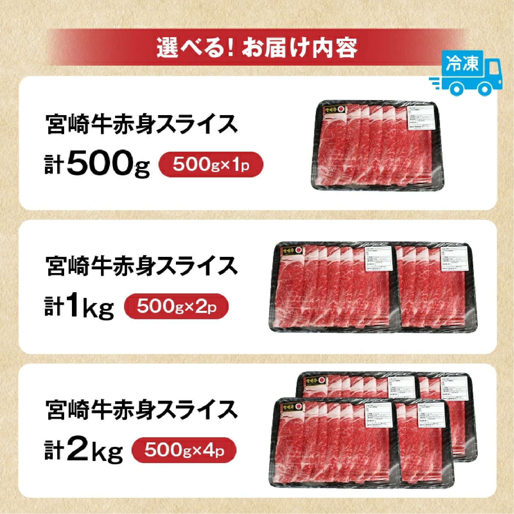【A4等級以上】宮崎牛赤身スライス 500g（内閣総理大臣賞 A4 A5 宮崎牛 牛肉 黒毛和牛 赤身 すき焼き しゃぶしゃぶ スライス 宮崎県）