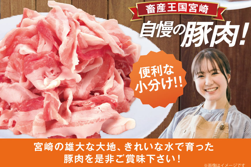 豚肉 日本ハム 宮崎県産豚肉小間切れ 2.0kg 500g×4p [日本ハムマーケティング 宮崎県 日向市 452061252] 小分け 冷凍 細切れ ぶた 細切れ こま切れ 小間切れ 肉 豚肉