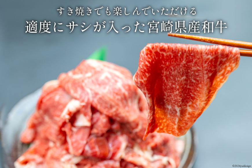 訳あり 牛肉 宮崎県産 和牛 切り落とし 500g×2p 計1kg [日本ハムマーケティング 宮崎県 日向市 452060542] 肉 牛 黒毛和牛 精肉 冷凍