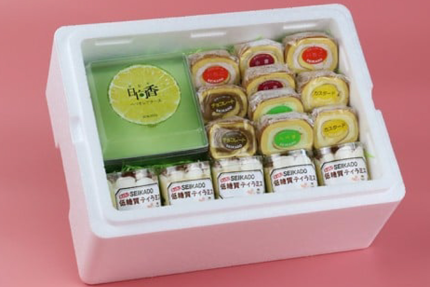 ＜低糖質・小麦粉不使用＞口の中でとろけるスイーツセット [Sweets cafe SEIKADO 宮崎県 日向市 452060815] 菓子 お菓子 スイーツ レアチーズケーキ ロールケーキ ティラミス