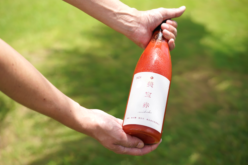 トマトジュース 食塩無添加 プレミアムトマトジュース 美宝赤 720ml ×1本 [奈須農園 宮崎県 日向市 452061053] トマト 無塩 ストレート