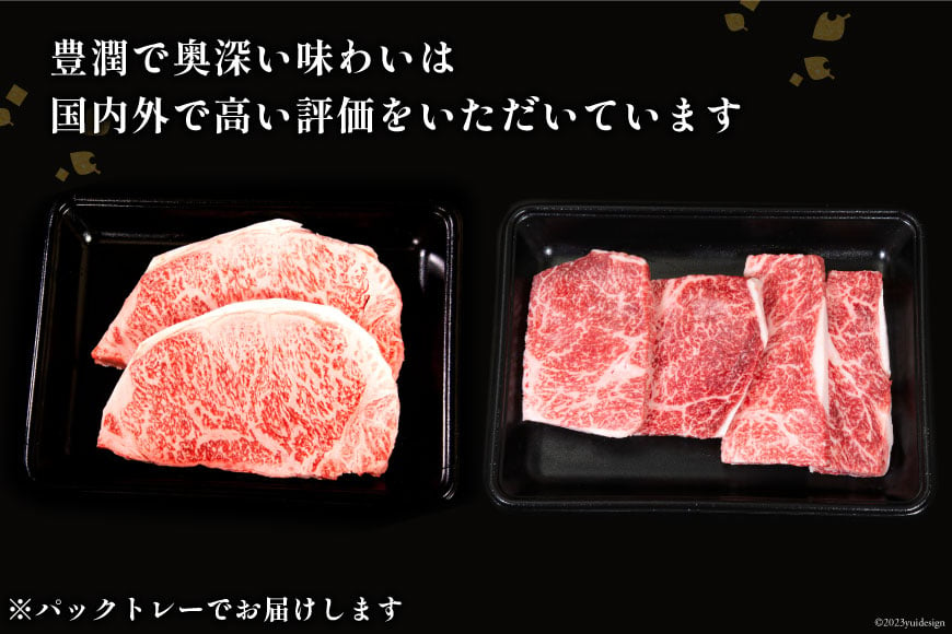 牛肉 宮崎牛 ロースステーキ 500g & モモステーキ 400g 計900g [ミヤチク 宮崎県 日向市 452060612] 肉 ステーキ ロース モモ 赤身 冷凍