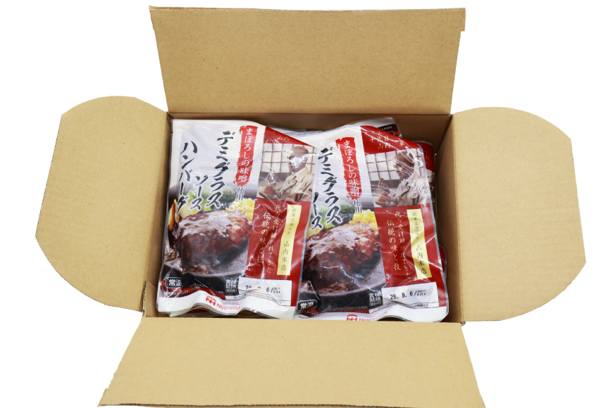 ハンバーグ 日本ハム まぼろしの味噌使用 デミグラスソース 150g 20個 [日本ハムマーケティング 宮崎県 日向市 452061707] レトルト 湯煎 レンジ 常温 小分け レトルト食品 真空 保存食 防災食 非常食 ふるさと納税 時短 簡単 肉 簡単調理 弁当 おかず 惣菜 デミグラス