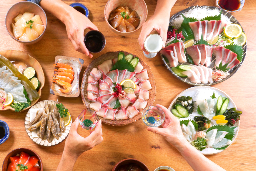 刺身 柵 カンパチ 真鯛 少量贅沢 食べ比べ セット [請関水産 宮崎県 日向市 452061438] 冷蔵 詰め合わせ 鯛 真鯛 タイ 個包装