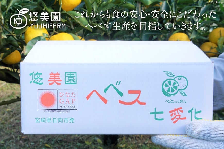 【期間限定発送】 おひさまへべす ひなたGAP認定 ふぞろい 2kg [へべすの悠美園 宮崎県 日向市 452060723] へべす ヘベス 宮崎 果物 フルーツ くだもの 柑橘 ポン酢 調味料 果汁