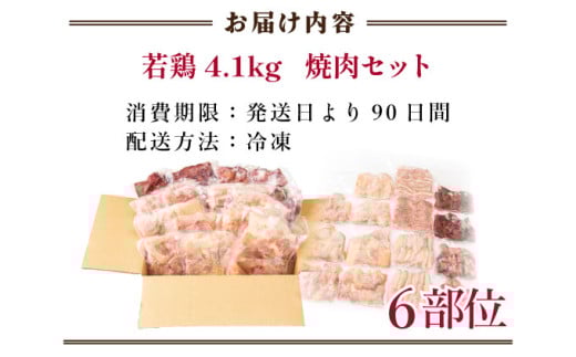 若鶏焼肉4.1kgセット_K040-014