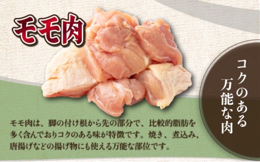 ＜小分け・カット済み＞鶏肉モモ切身3?セット_K040-007